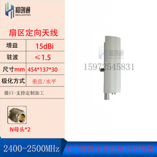 和创通2.4G 15DB双极化平板扇区天线WiFi覆盖网桥监控天线