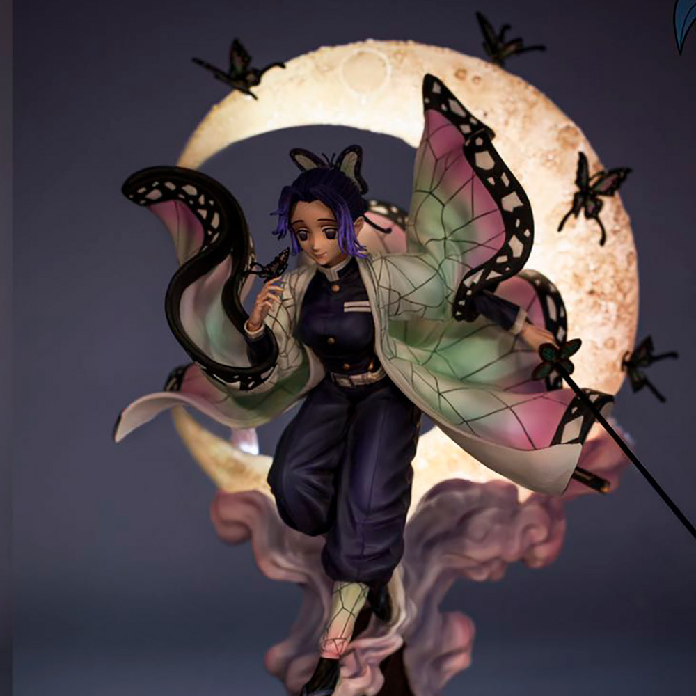 三雷gk 工厂蝴蝶忍水柱岩柱炎柱虫蛀九柱共鸣鬼灭之刃手办gk