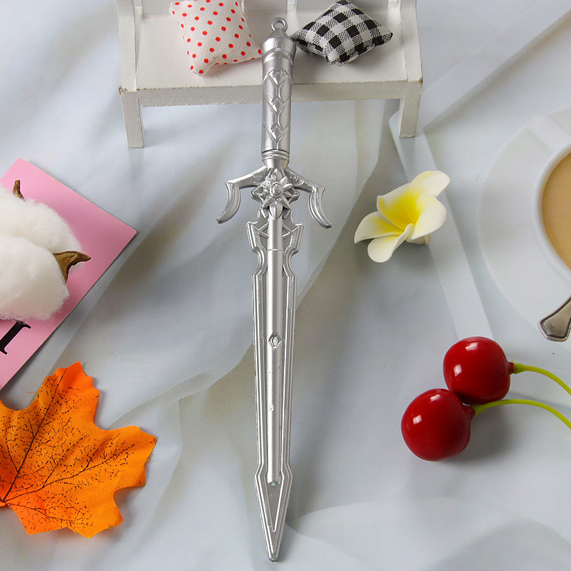 Cute Sword Gel Pen Creative Emperor Sword Weapon Stylish Pen Personalized Signature Pen Student Stationery Ball Pen Wholesale