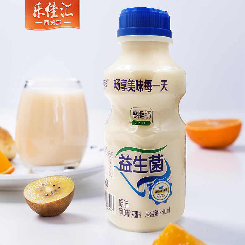 2021展会地摊达利园乳酸菌伽冠益生菌酸奶340ml*12瓶乳酸菌优酸乳
