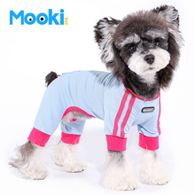 mookipet狗狗四脚衣服批发春夏季薄款比熊雪纳瑞小狗凉凉衣防脏