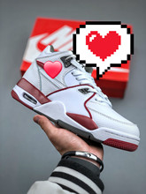 兄弟体育 air jordan 4 aj4黑红 24版 中帮复古篮球鞋 fv5029-006