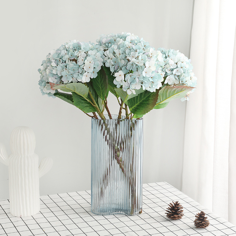 Simulation Hydrangea Fake Flower Wedding Road Lead Simulation Single Butterfly Hydrangea