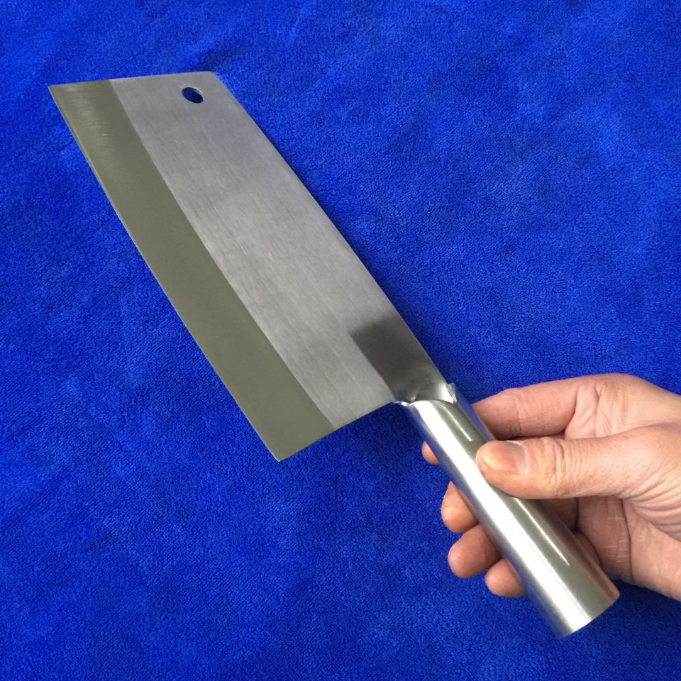 铬钢切片刀 越南铬钢刀 铬钢桑刀铁柄切片刀斩切两用刀不锈钢菜刀