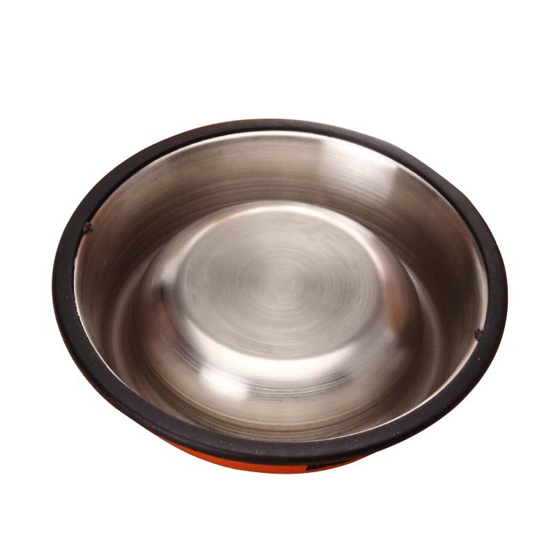 Pet Supplies Can Be Combined Pet Bowl Stainless Steel Cat Bowl Dog Bowl Color Non-Slip Dog Food Bowl Factory Direct Sales