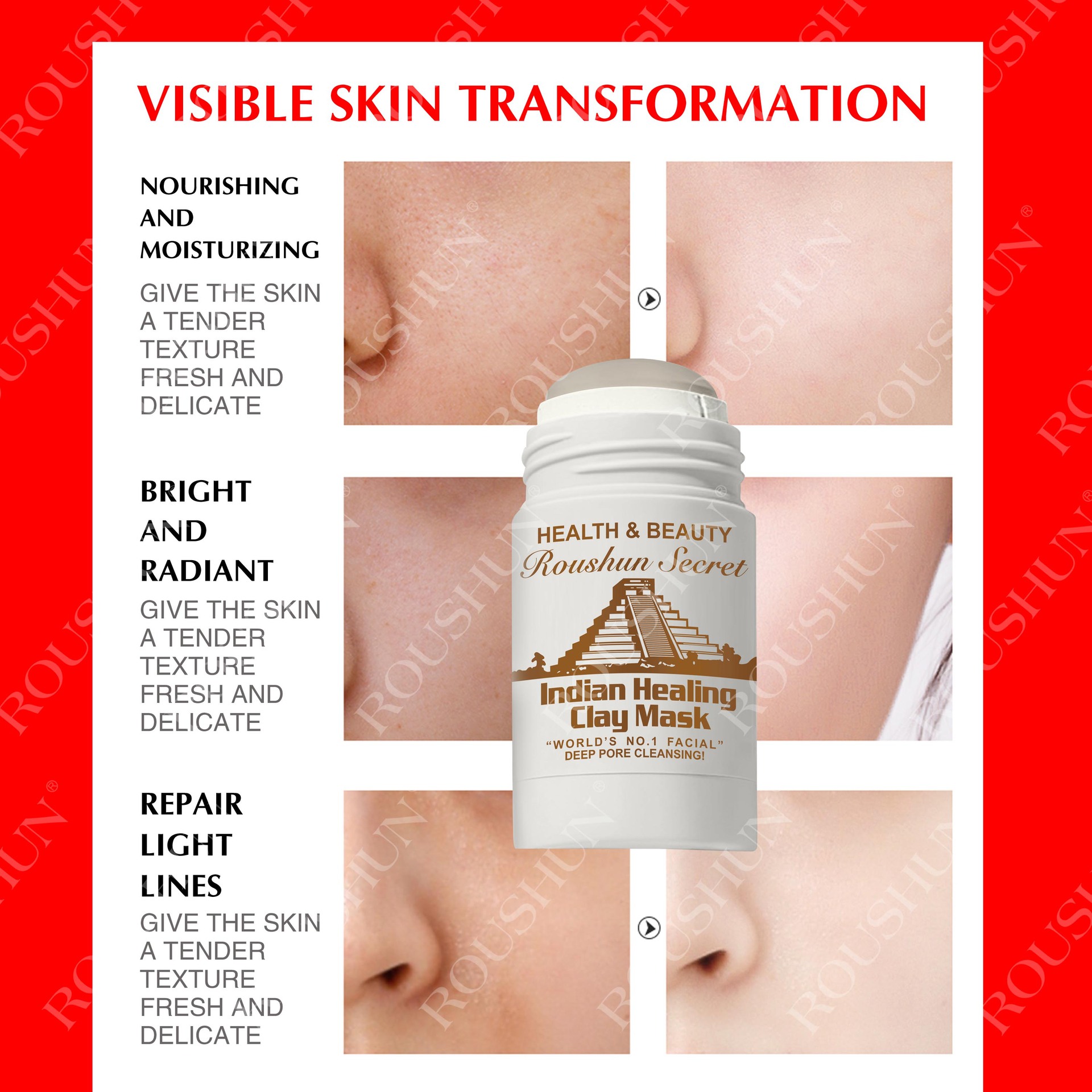 roushun mask 印度 固体面膜