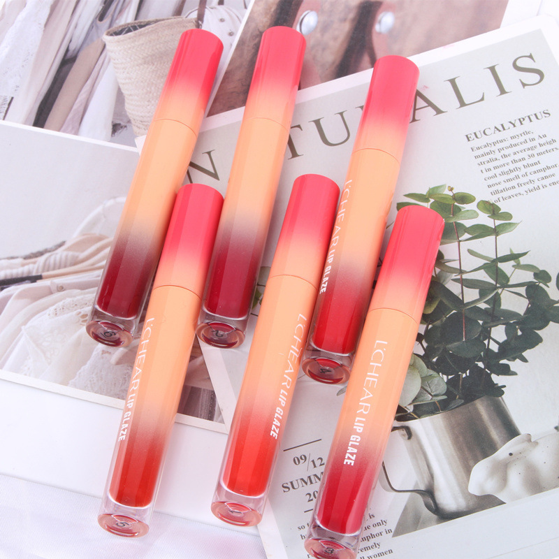 蕾琪流光溢彩水滴唇釉持久显色保湿滋养易上色口红批发厂家