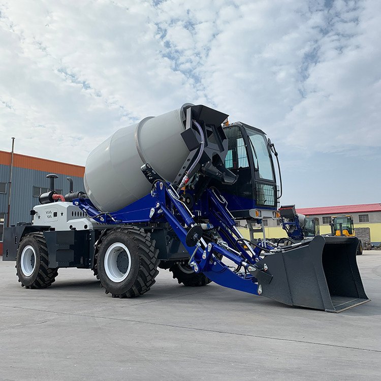 lyjzy流动式搅拌车自上料混凝土搅拌车自装式混凝土搅拌机