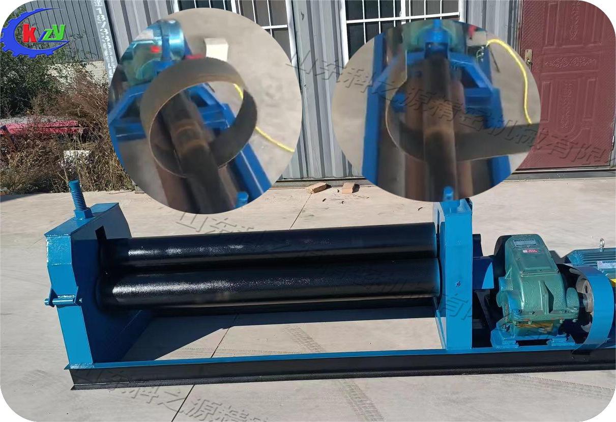 小型机械式三辊对称式卷板机电动液压钢板卷圆机半自动卷板卷筒机