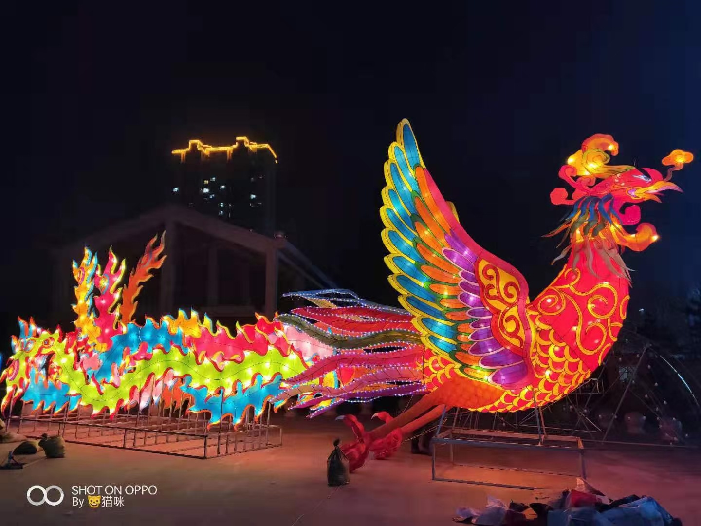 石家庄花灯制作工厂 灯会灯展花灯产品龙灯凤凰花灯各种造型彩灯