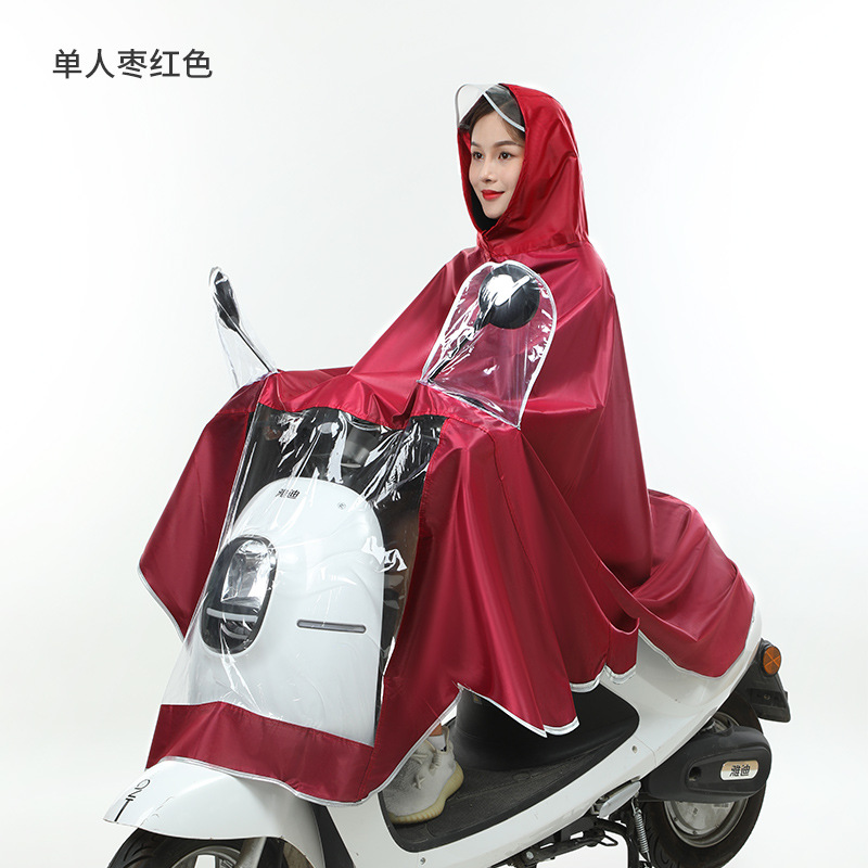 Electric Car Motorcycle Raincoat Motorcycle Accessories Gift Raincoat Bicycle Battery Car Raincoat Single Double Poncho Wholesale