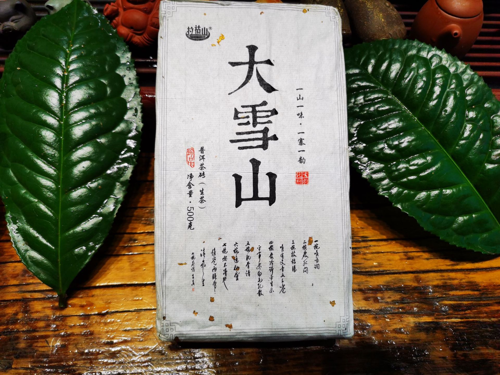 云南普洱茶冰岛生茶生普2019年大雪山500克茶砖包装古树茶叶批发