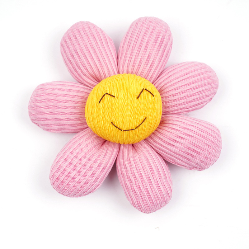 可爱笑脸花日葵花朵diy头饰配饰发饰鞋袜包材料布艺卡通配件