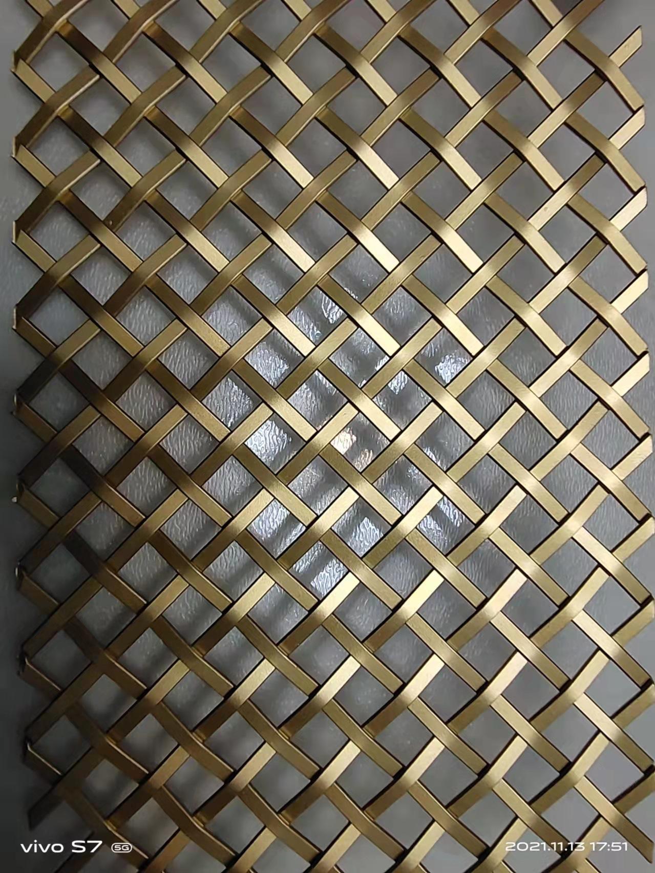 金属隔断帘 不锈钢装饰网帘 屏风吊帘垂帘 吊顶灯饰网 幕墙装饰网