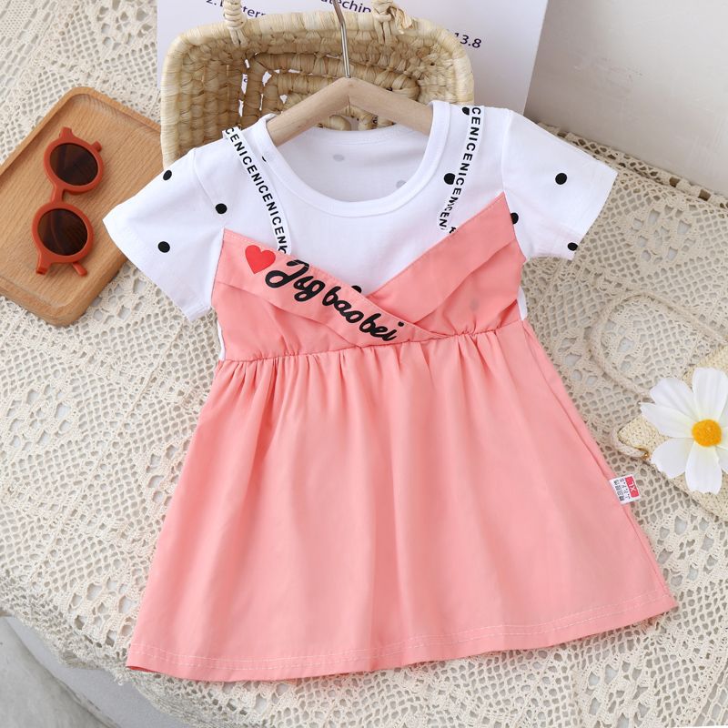 宝宝连衣裙夏装婴幼儿公主裙纯棉0-1-2-3岁女童裙子小孩夏天衣服4