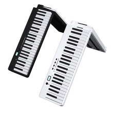 博锐88键折叠钢琴便携式专业初学者跟弹电子琴