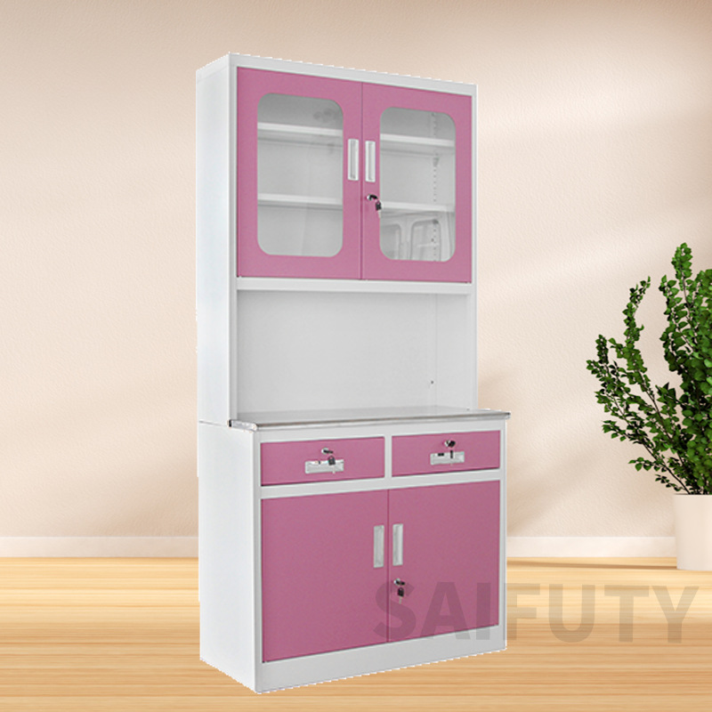 Stainless Steel Western Medicine Cabinet Disposal Table Clinic Medical Room Workbench Hospital Medicine Cabinet Dispensing Cabinet Sterile Western Medicine Cabinet