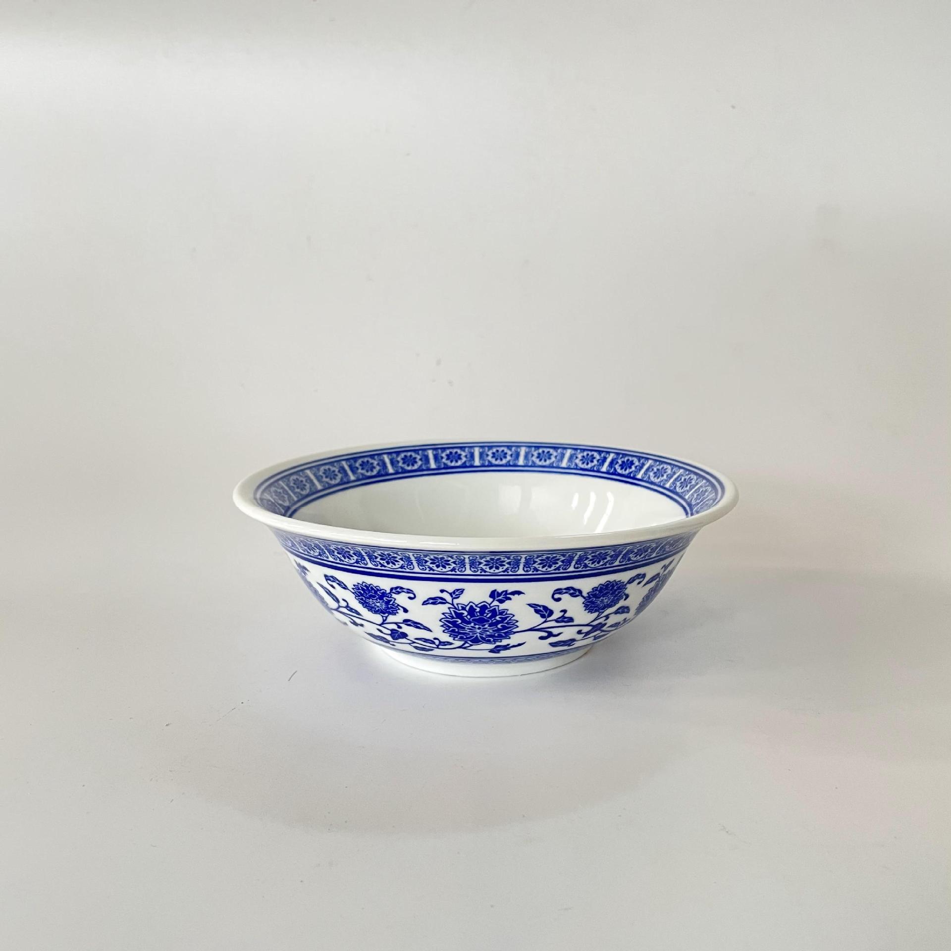 青花瓷手绘正德碗汤碗面碗菜碗扣肉碗米饭碗中式餐具酒店用品