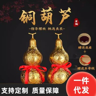 全黄铜莲花香炉家用客厅卧室香插香薰炉工艺品中式送礼室内铜香炉