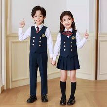 小学生校服春秋装套装英伦风幼儿园园服夏季班服儿童演出表演合唱