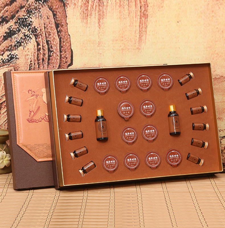 美容院养生套盒草本精油腰背肩颈按摩发热12次身体护理塑形拓客套