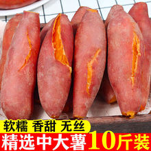 甜红薯新鲜西瓜红番薯山芋地瓜沙地板栗蜜薯批发价