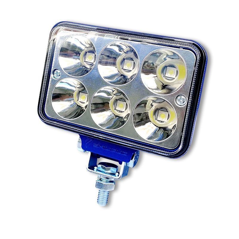 实力多led灯12v24v货车汽车农用车3寸方led射灯散光聚光强光大灯