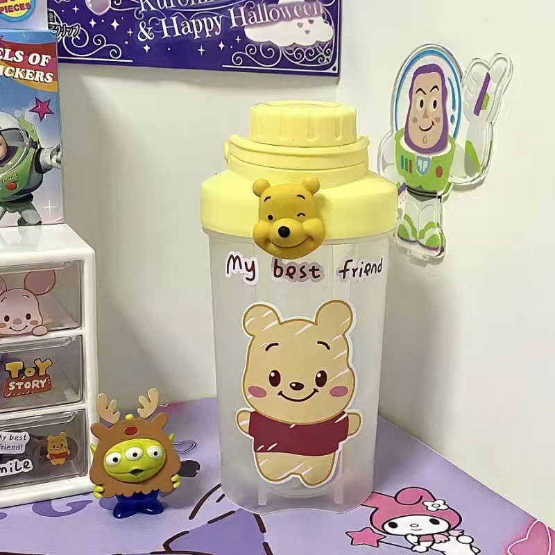 Cute Cartoon Water Cup Summer Popular for Boys and Girls Children's High-Looking Large Capacity Drop-Resistant High Temperature Resistant Shake Cup