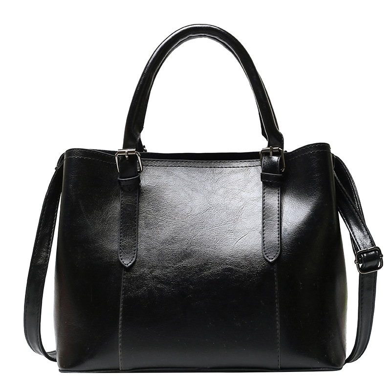 Bucket Big Bag for Women 2020 New Fashion Portable Shoulder Bag Solid Color Vintage Crossbody Women's Bag