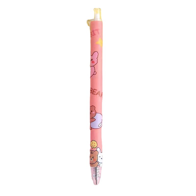 Pressing Pen Cute Wind Pen Ins Good-looking Student Bullet Press Type 0.5 Gel Pen Student Pen Wholesale