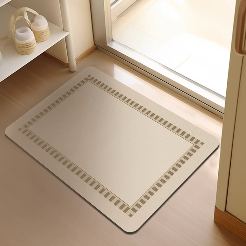 Diatom Ooze Bathroom Non-Slip Floor Mat Toilet Water-Absorbing Non-Slip Mat Quick-Drying Toilet Door Mat Doormat Carpet