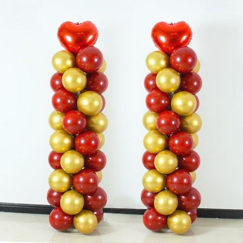 结婚开业气球柱落地装饰气球树支架生日气球立柱桌飘立柱路引迎宾