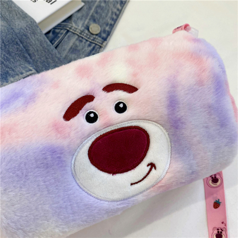 Japanese Cute Clow M Bag New Girl Students' Crossbody Bag Children Soft Girl Shoulder Bag Plush round Bag