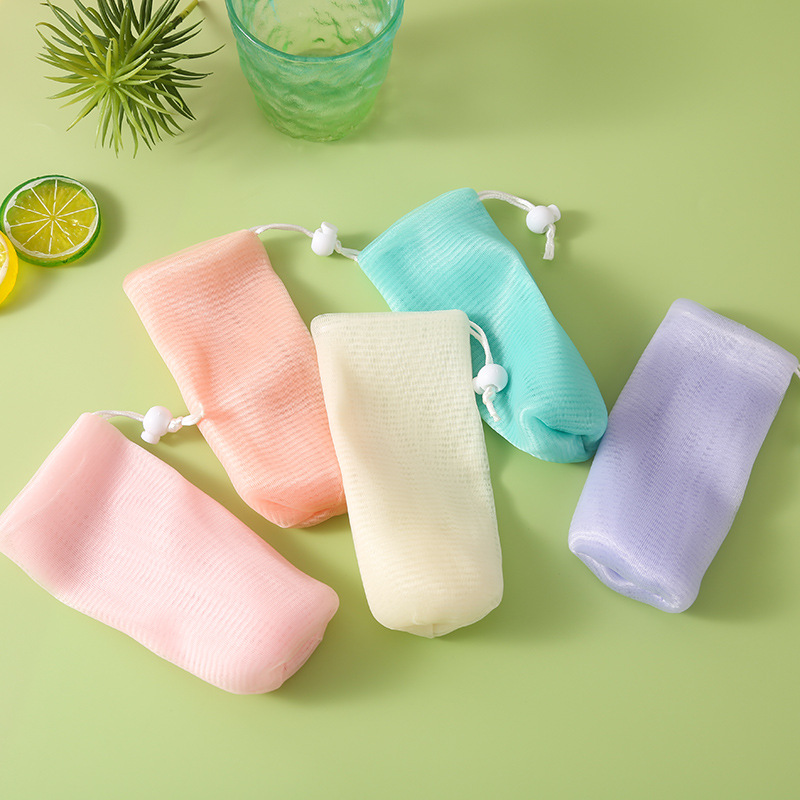 new 6-layer thick soap foaming net for face soap shower gel facial cleanser face washing face cleansing foaming sponge