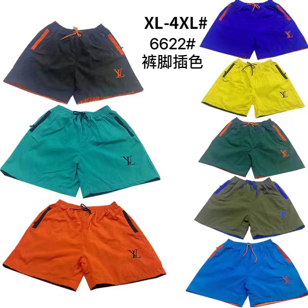 Fashion Brand Quick-Drying Lightweight Beach Pants Men's 2023 Summer Loose Casual Solid Color Shorts Fitness Exercise Shorts