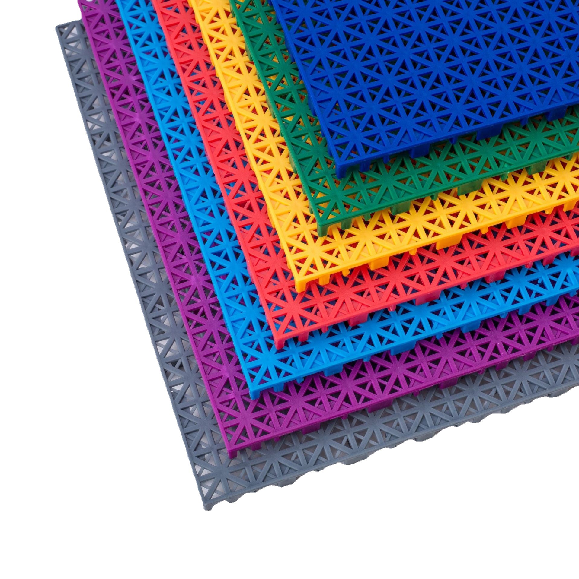 标速幼儿园室外悬浮地板篮球场悬浮拼装地板操场羽毛球场运动地板