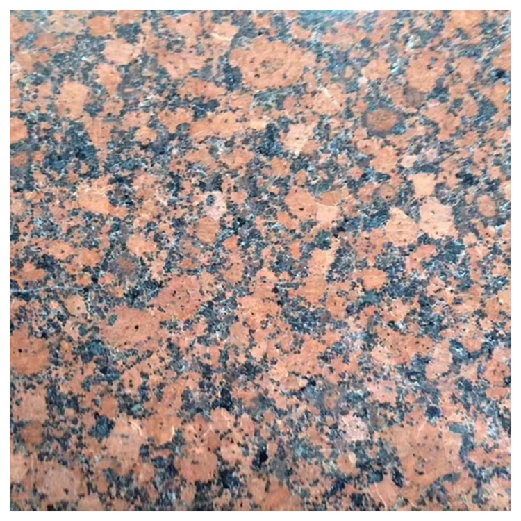 矿山供应红钻花岗岩石材外墙干挂巴西红钻室内楼梯踏步板红色石材