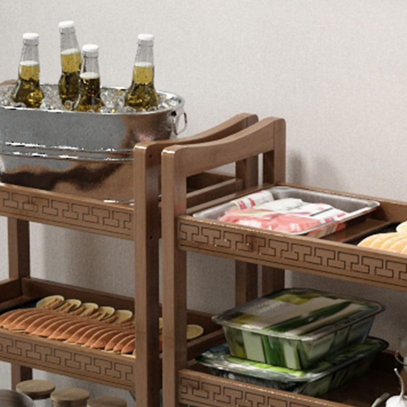 餐车三层小推车收餐车收碗车餐厅送餐车上菜车火锅菜架商用