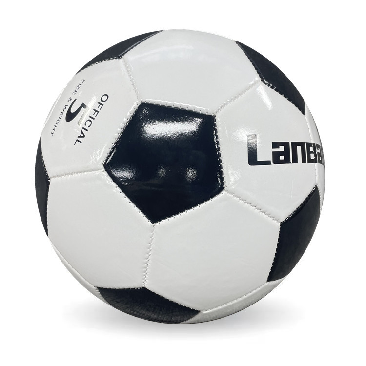 Buleon Lb519pvc5 Black and White Football Machine Seam No. 4 for Pupils Ball School Morning Exercise Ball Training Football