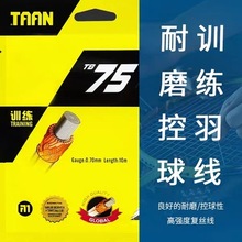 TAAN泰昂羽毛球线TB75初级羽线高弹复丝线超级耐打国潮训练线TB78