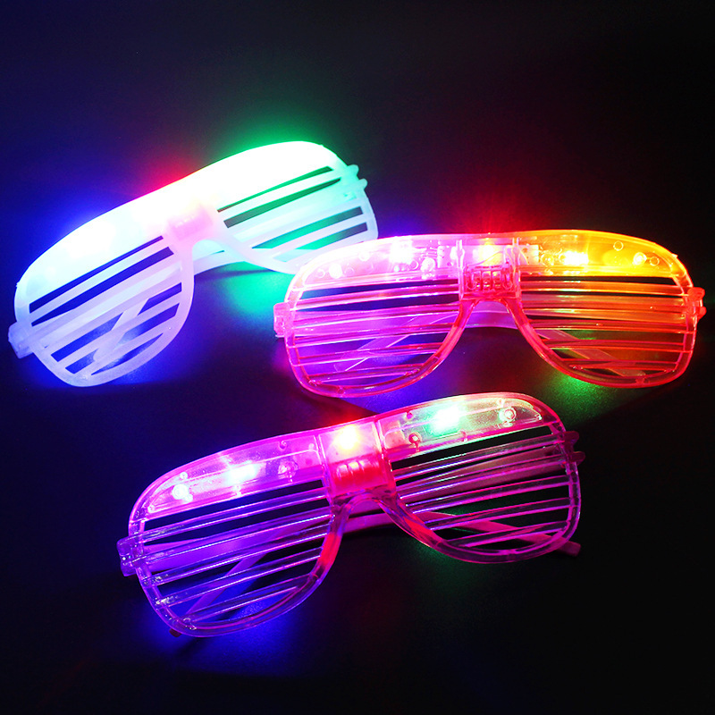 Blinds Glasses Luminous the Big Kids Adult Toys Bar Dance Party Cheering Props