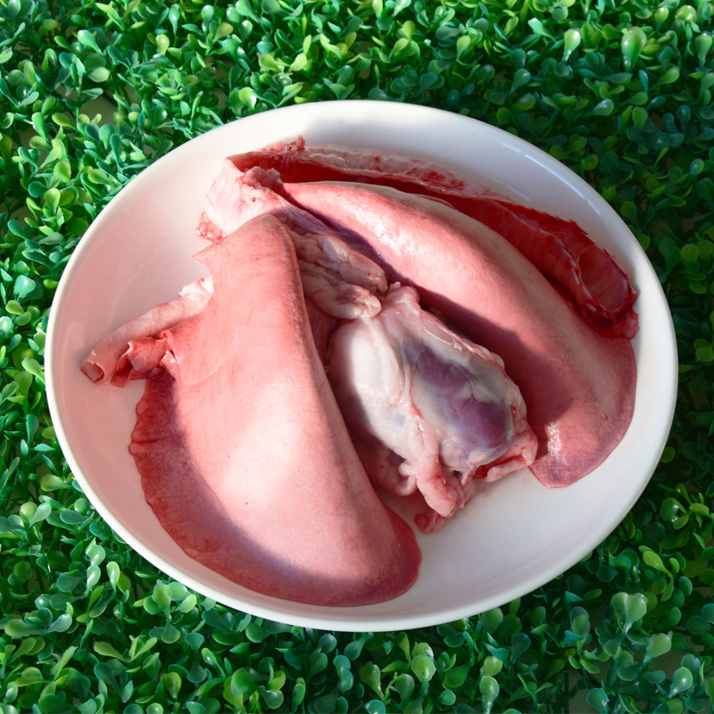 生鲜羊心肺冷冻 羔羊心肺1kg羊杂汤羊下水羊肉汤餐饮酒店食材批发