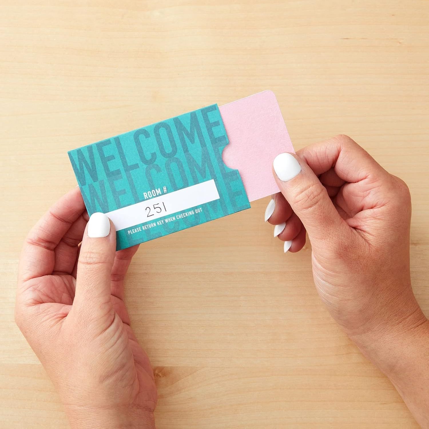 跨境爆款定 制酒店钥匙卡信封钥匙袖散装印刷房间酒店商务居民适