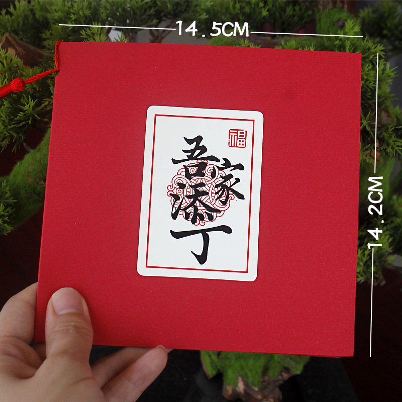 20本吾家添丁喜帖请帖生小孩男孩宝宝宴男宝满月百日宴请柬邀请卡