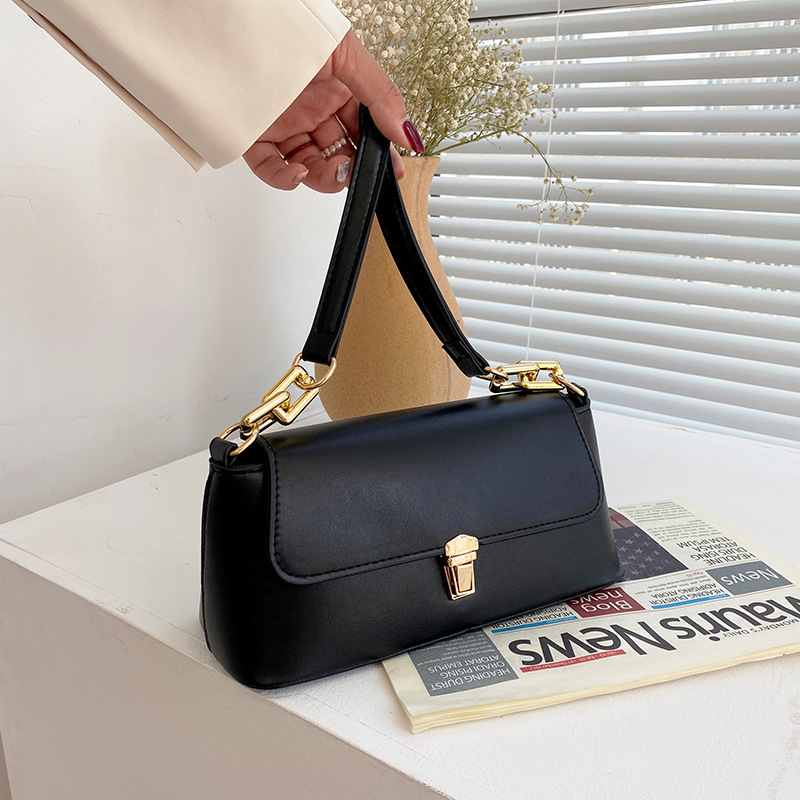 复古休闲包女包2021流行新款潮韩版简约单肩小包时尚手提包腋下包