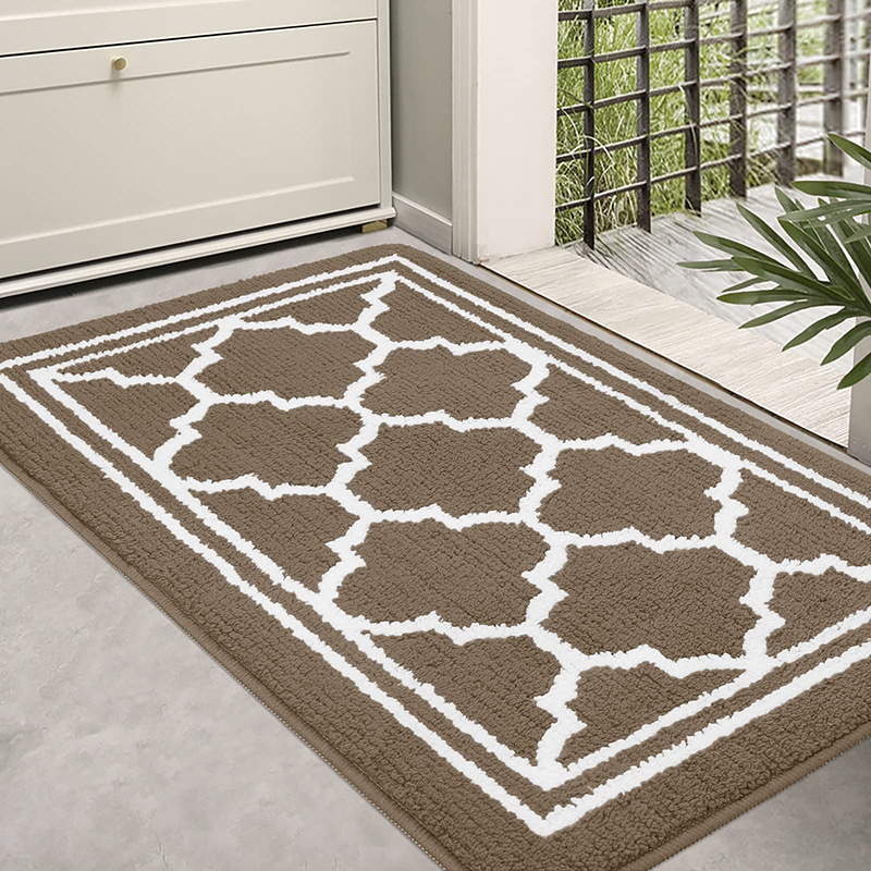 Cross-Border Polypropylene Fiber Blanket Morocco Ins Home Mat Door Mat Home Doorway Dust Removal Non-Slip Door Mat