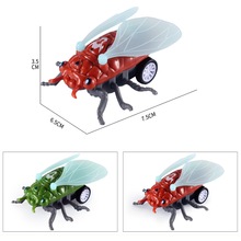 仿真昆虫拉尺回力玩具回力知了天牛蚂蚱螳螂蜜蜂蝎子拉尺蜘蛛蜜蜂