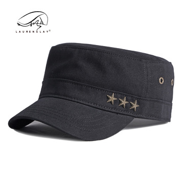 韩版时尚男士平顶帽子批发春夏季优质纯棉质防晒遮阳鸭舌帽军帽女