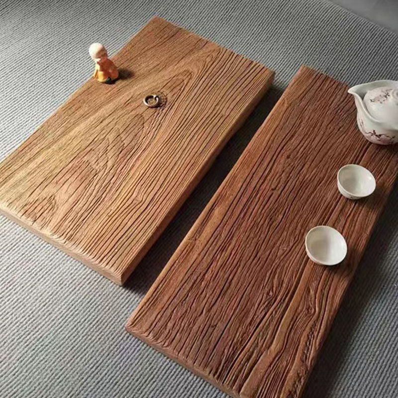 厂家批发复古风老榆木板材多规格老榆木拼接木板仿古装饰门板