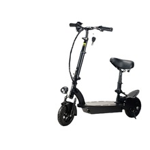 新款黑金钢电动代步车坐骑轻便可折叠两轮锂电池踏板成年滑板车